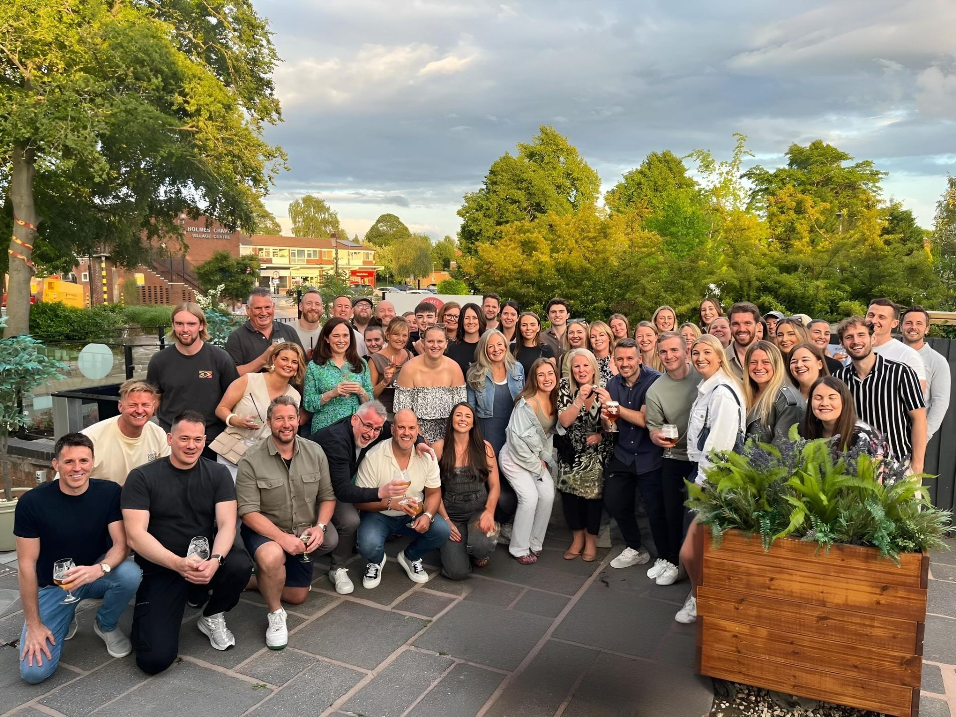 JWC Health & Fitness community at a social event in Holmes Chapel